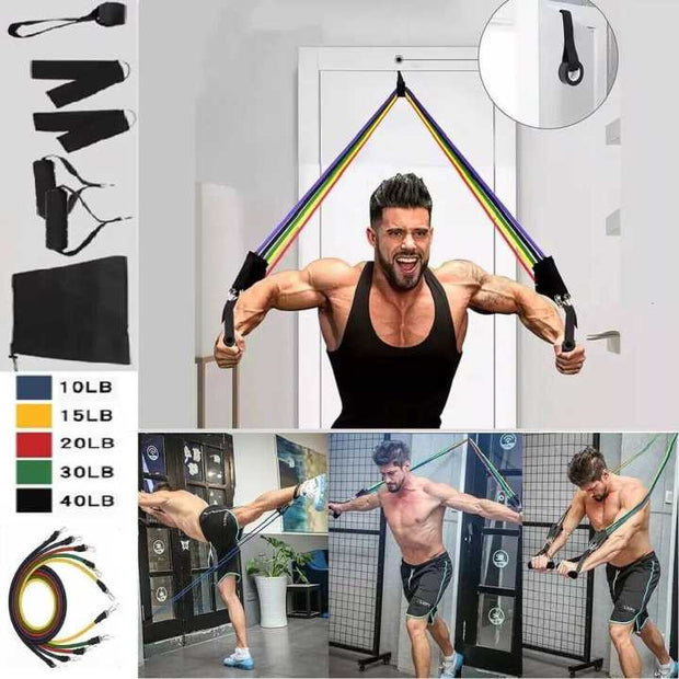 Bodybuilding Resistance Bands Set