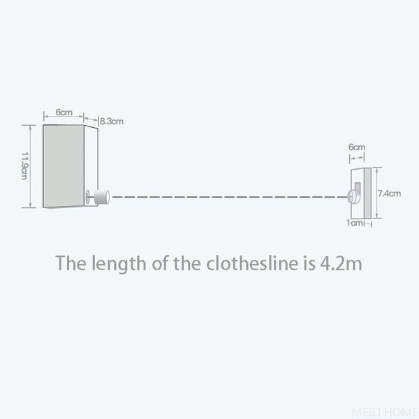 Telescopic clothesline clothes Drying Rooe